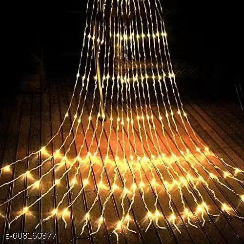 Waterfall Curtain String Lights