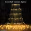 Waterfall Curtain String Lights